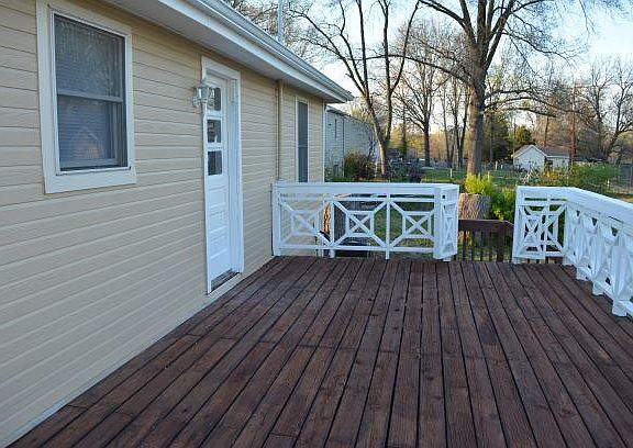 Large back deck