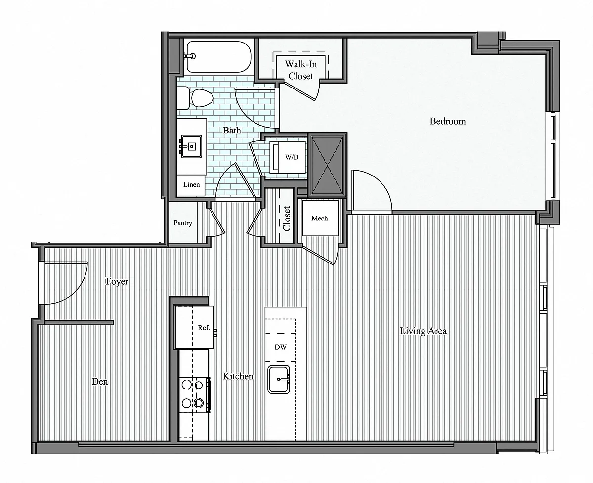 Floor plan 1 DEN N