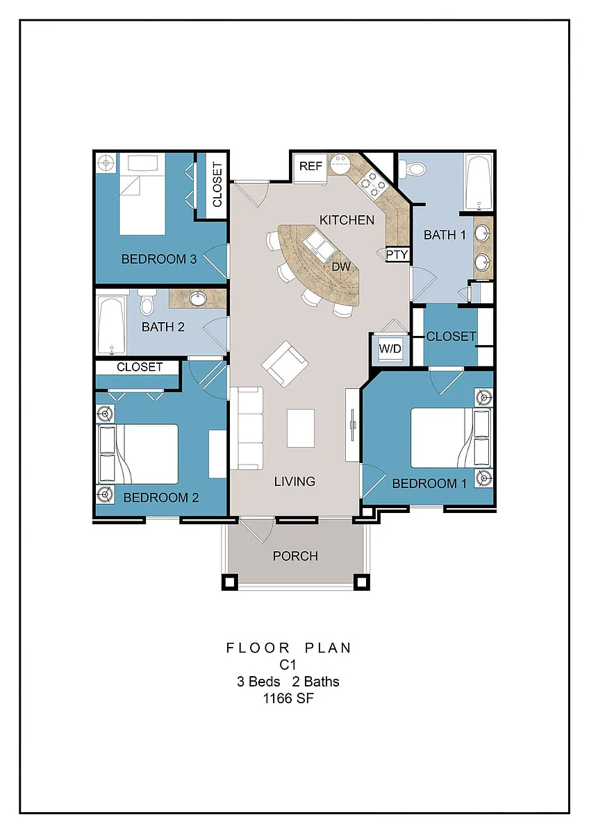Floor plan C1