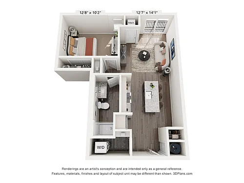 Floor plan 1B6 Whistler