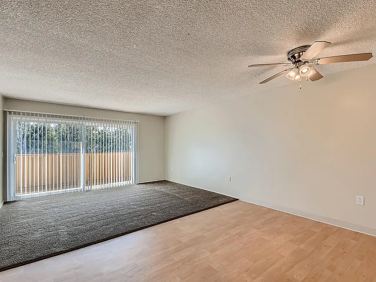Our 'Classic' 2 Bedroom 1 Bathroom Apartment Dining Room & Living Room at Vista Flores Apartments