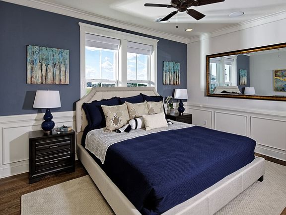 An example of the primary bedroom in the Versaille by Brookfield Residential