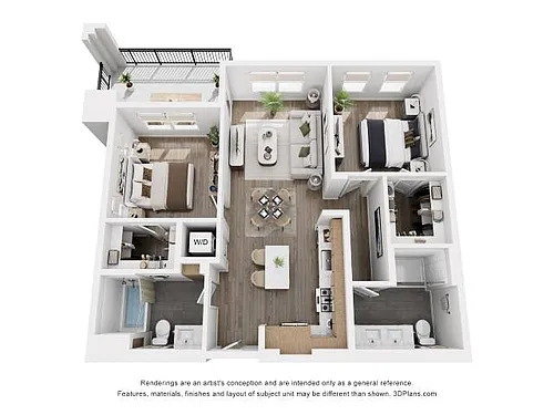 Floor plan 2B
