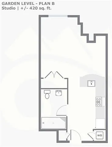 Floor plan Garden Level Plan B