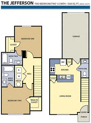 Floor plan The Jefferson