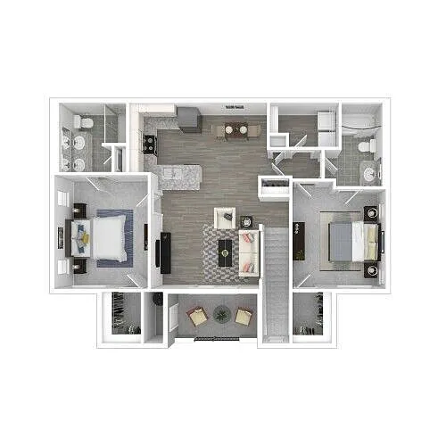 Floor plan 2x2D