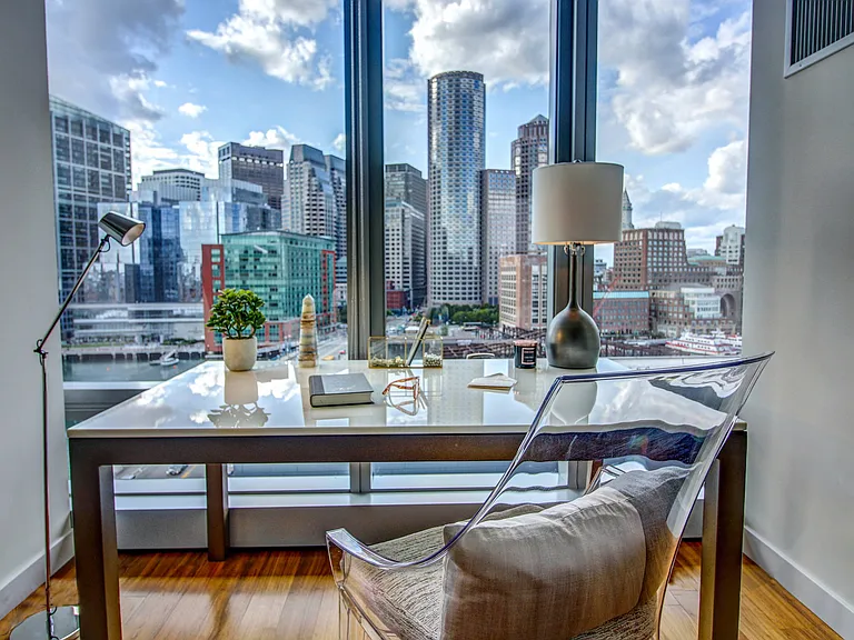 Home Office with City View