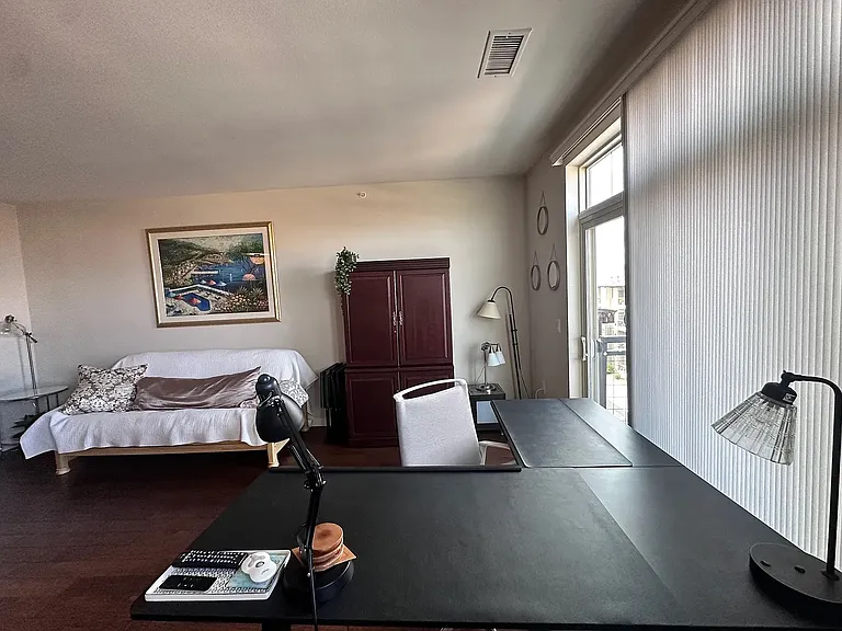 Home Office with futon extended