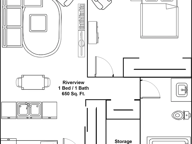 Riverview Apartments — Photo 14