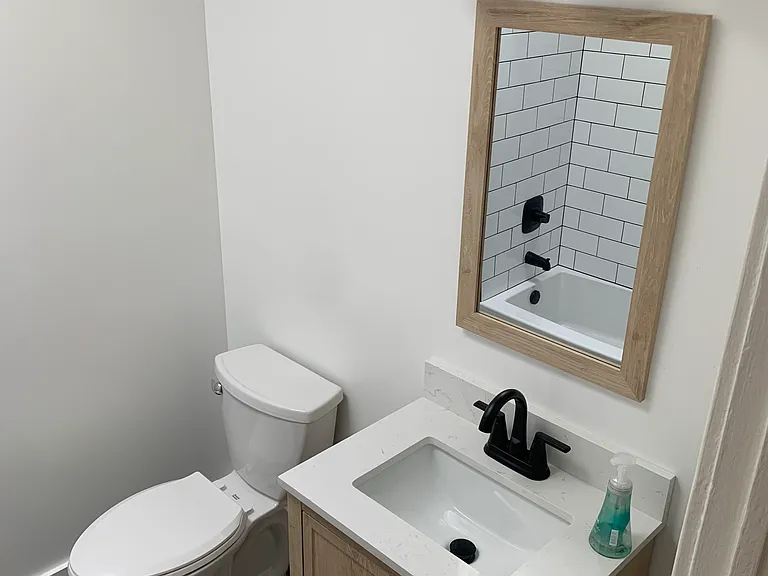 Newly remodeled bathroom