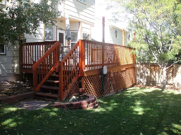 12 X 24 deck and fenced yard