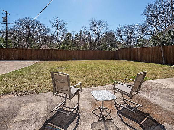 Fenced in Backyard