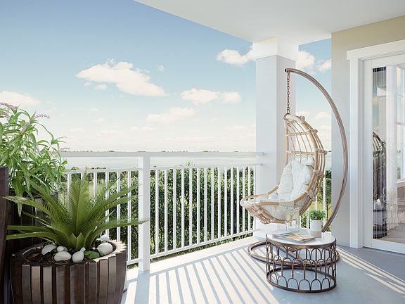 Spacious balcony