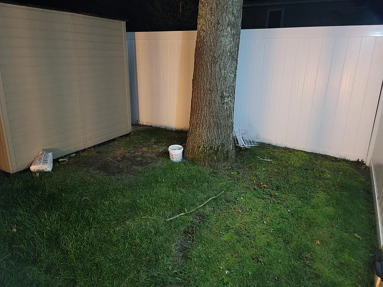 Your private yard area