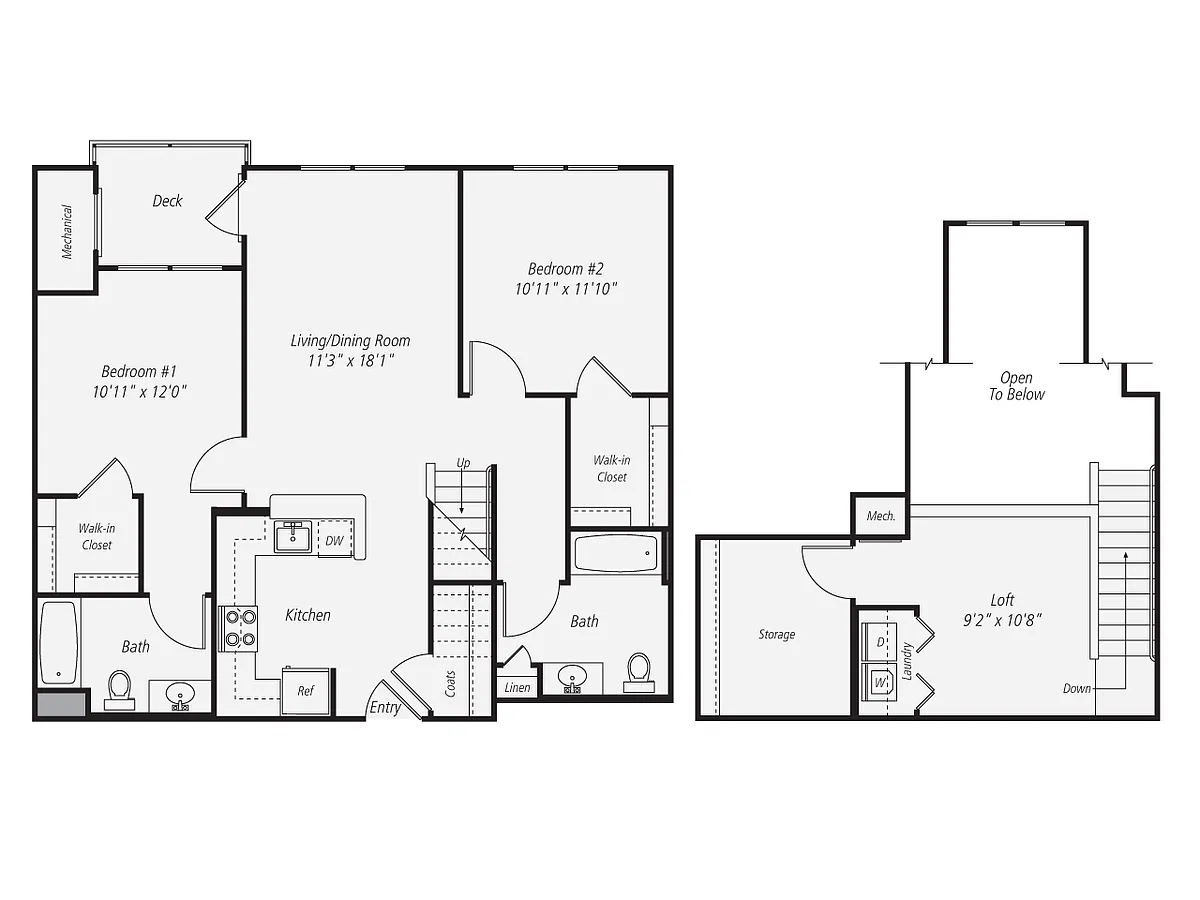 Floor plan B2.8 Renovated