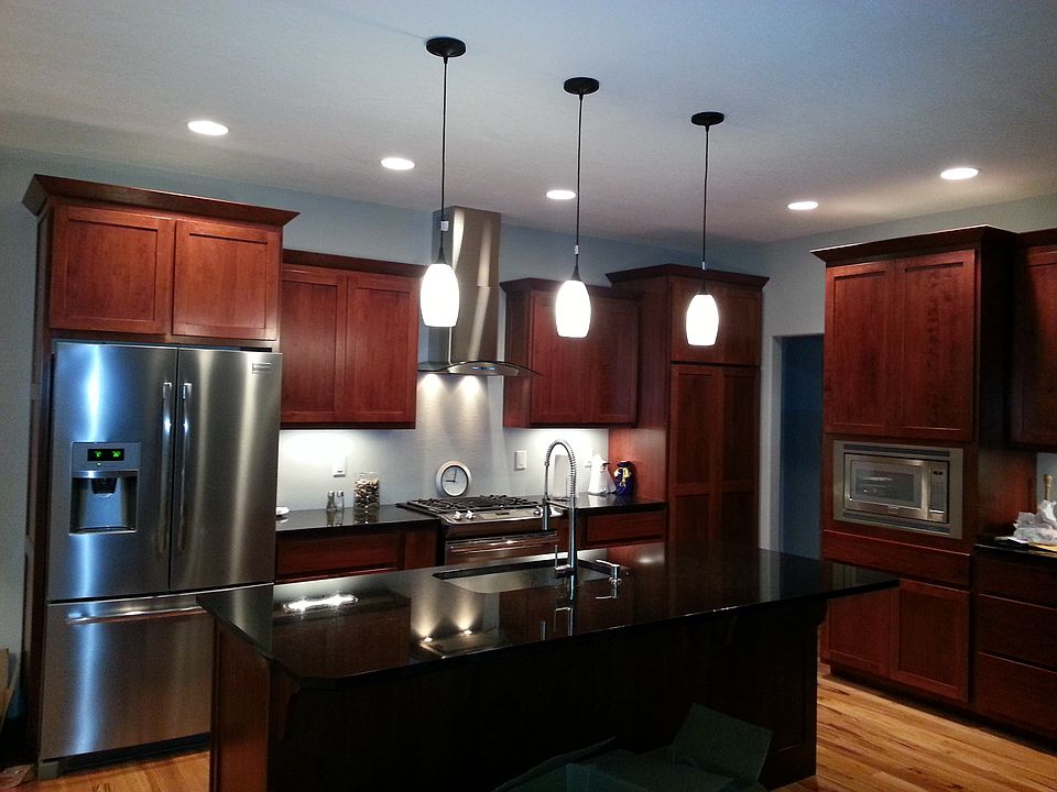 Gorgeous cherry cabinetry