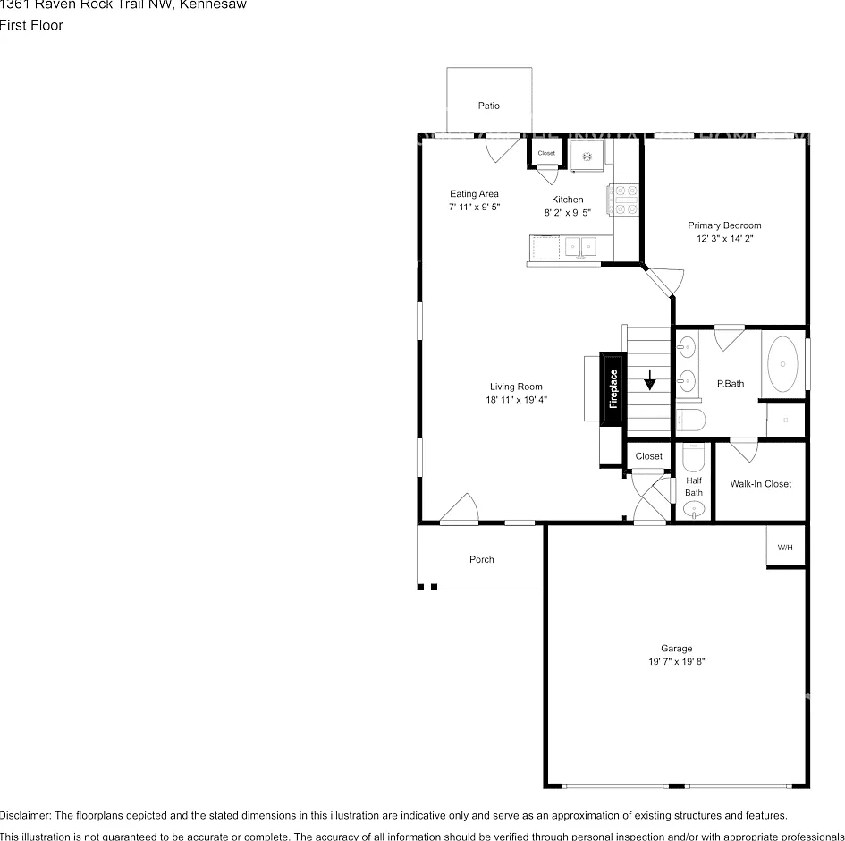 1361 Raven Rock Trl NW Kennesaw, GA 30152 — Photo 2