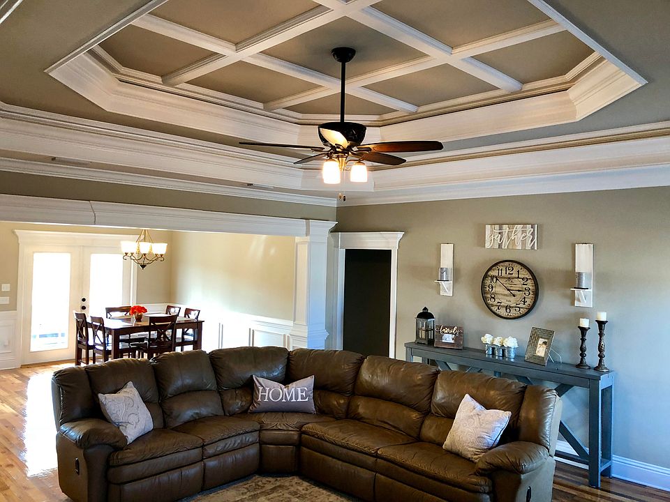 Beautiful tray ceiling 