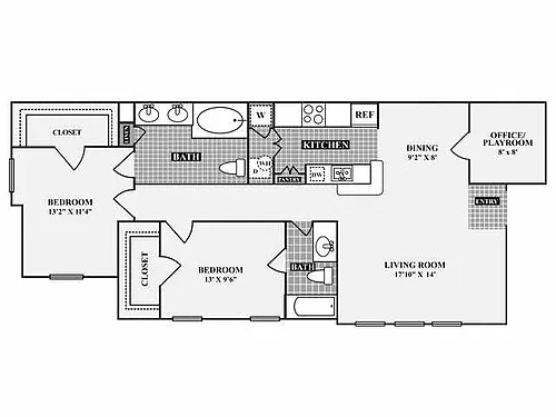 Floor plan B3