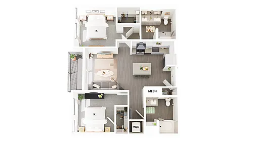 Floor plan B3