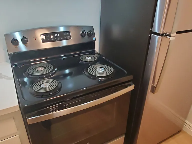 New Stove and Refrigerator