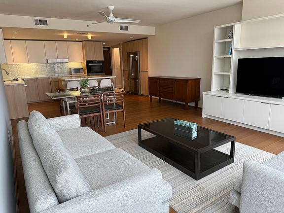 Living Room, Dining, Kitchen