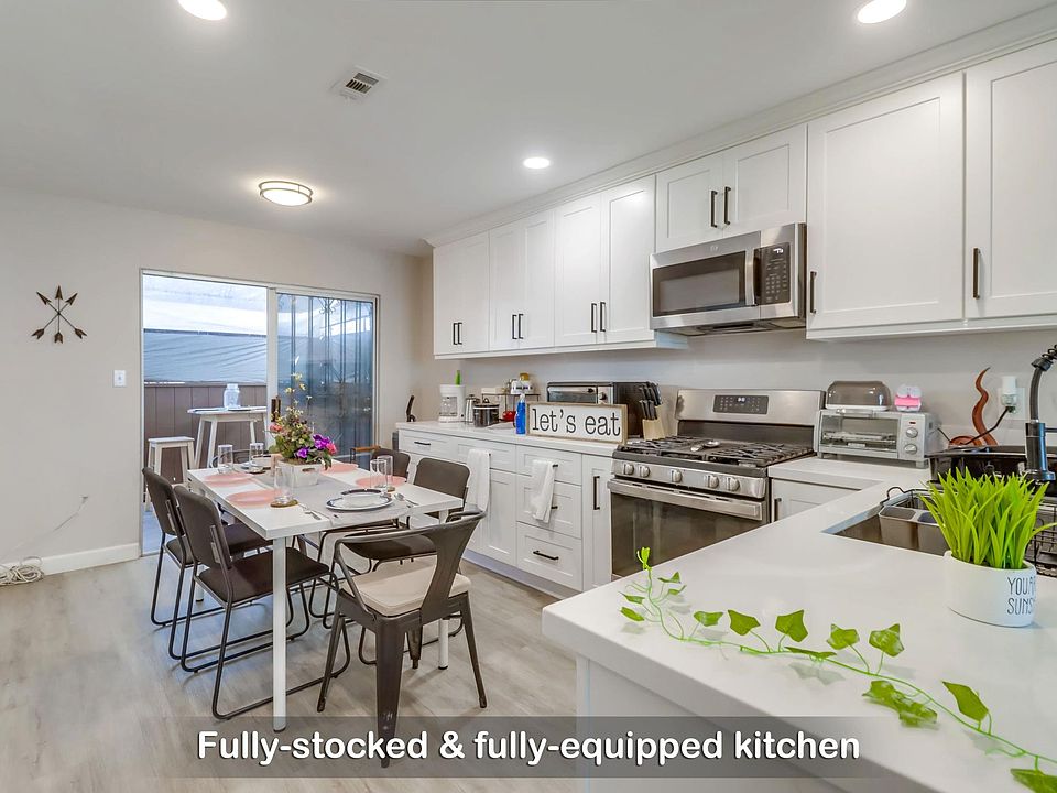 You'll have everything you need to prepare breakfast, lunch, and dinner, from appliances to condiments.