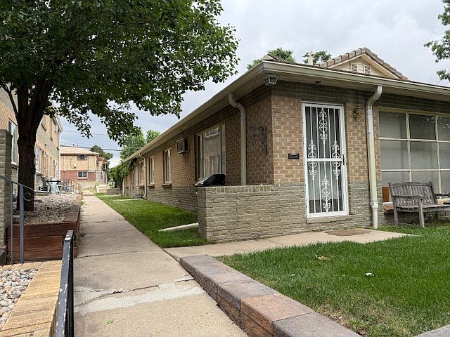 South side view of building from the front
