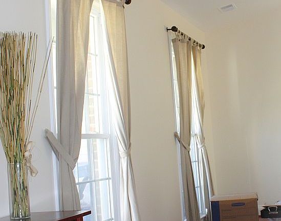 Living Room- Front windows