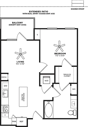 Floor plan A7 Extended