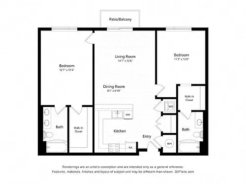 Floor plan B3