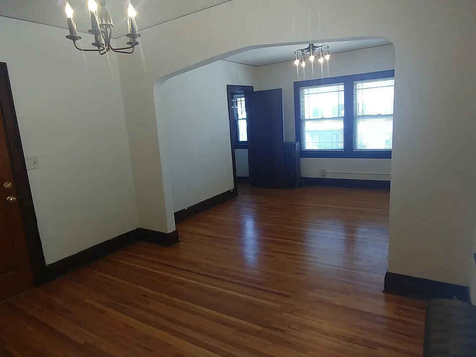 Living room and dining room / lots of natural light