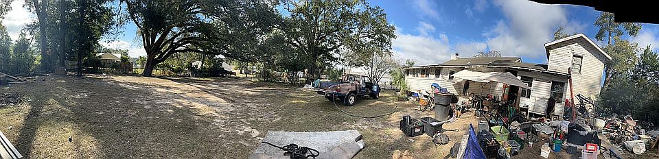 Big fenced in yard