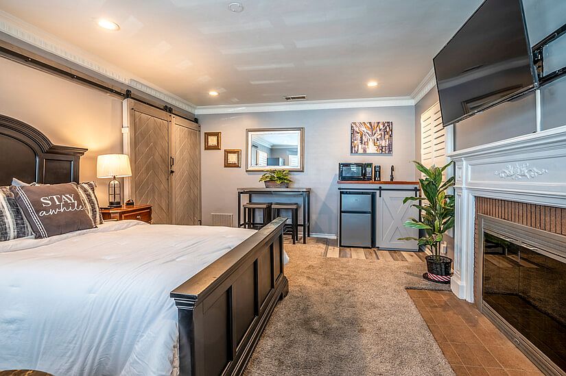 Bedroom of Private Studio Room