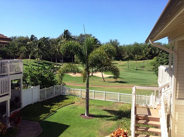 Golf Course View from Lanai