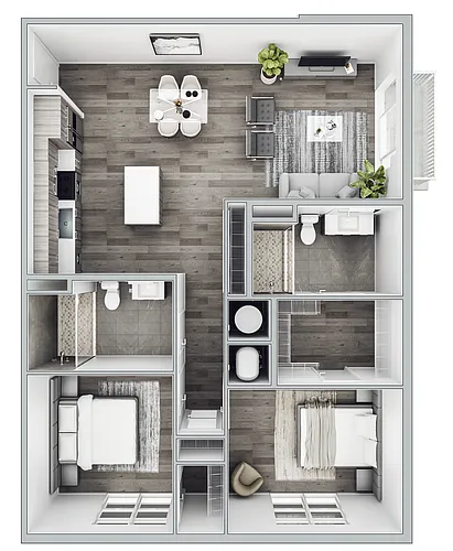 Floor plan B7