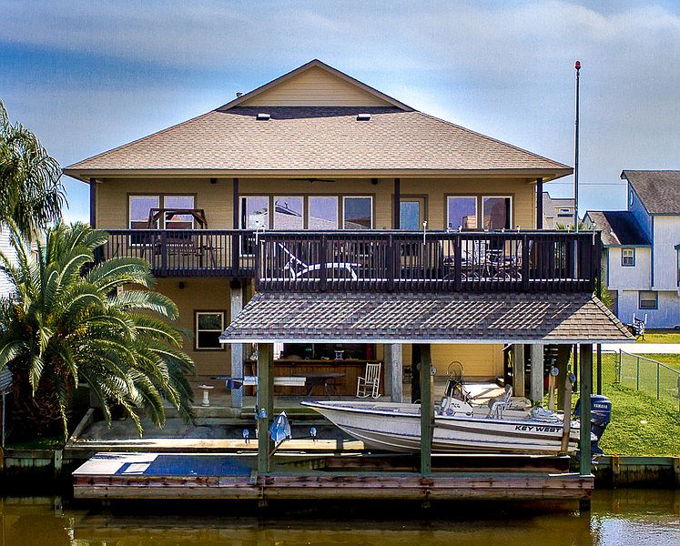 Canal Side of Home