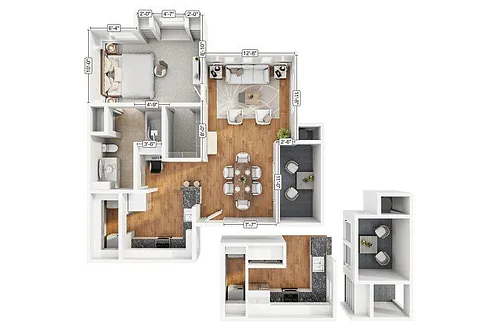 Floor plan 1B1