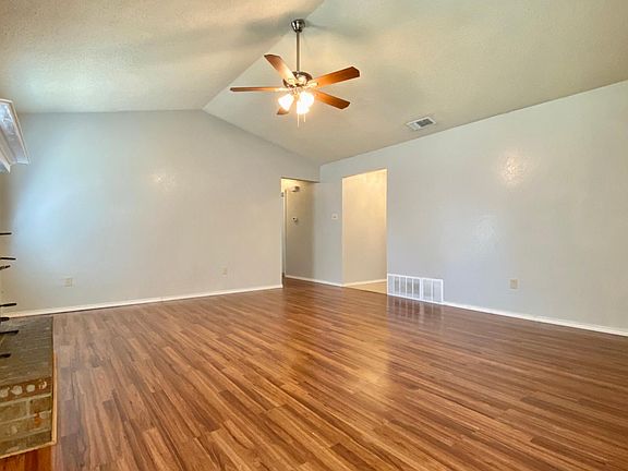 Living room with fireplace