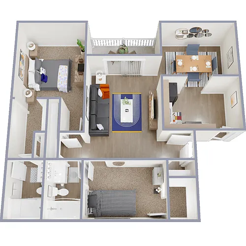 Floor plan 2X2