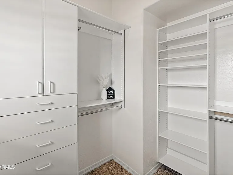 Primary walk in closet