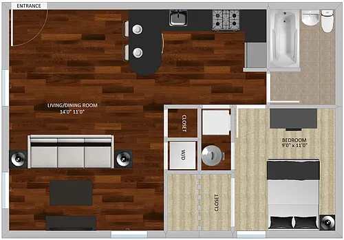 Floor plan New Orleans Deluxe