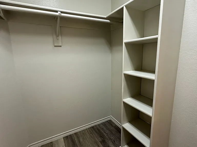 Master walk-in closet