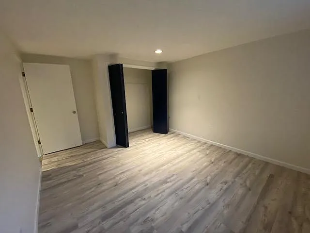 Bedroom 3 door and closet view