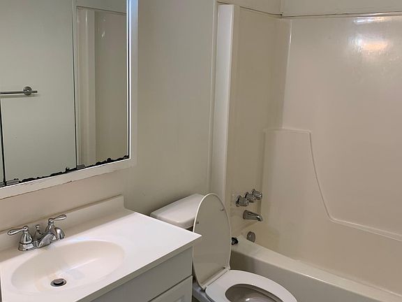 Upstairs bathroom with half bath on first floor.