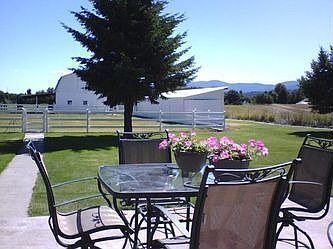 Rear view from back deck