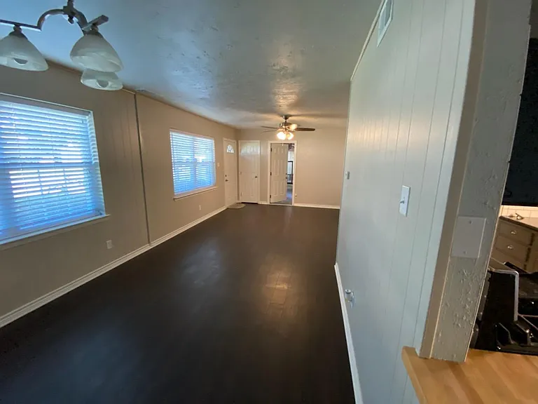 Dining and living area
