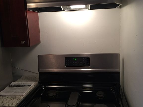 New stainless stove/hood