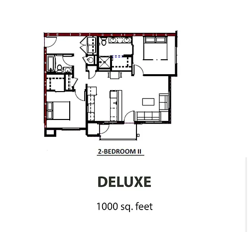 Floor plan Deluxe