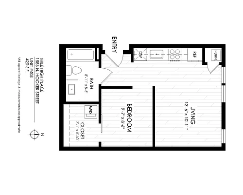 Floor plan Studio